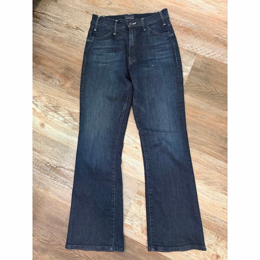 Mother (‘Lil) denim Hustler Ankle in darK wash jeans size women’s 26 EUC